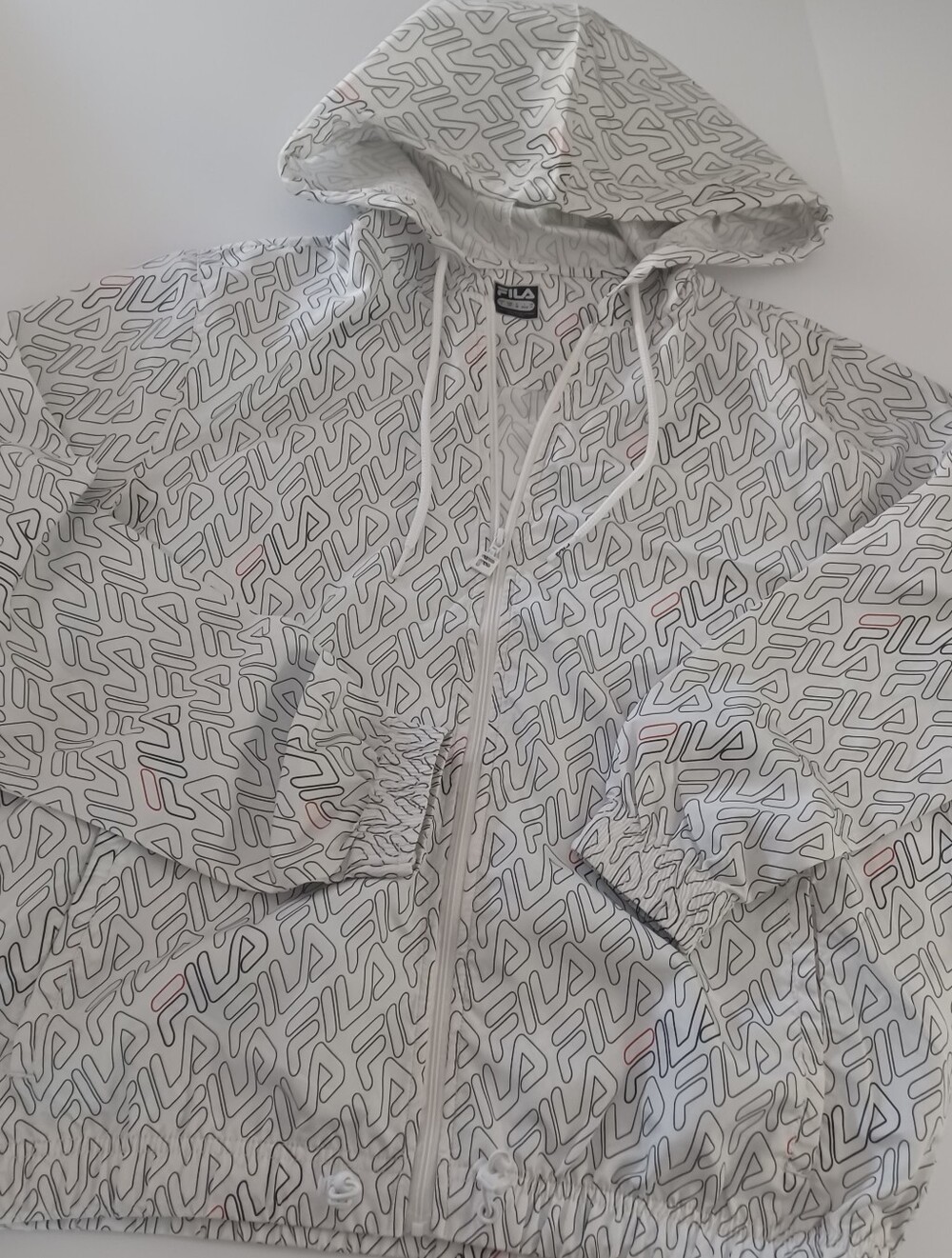 Fila Logo Print Windbreaker Jacket Sz S